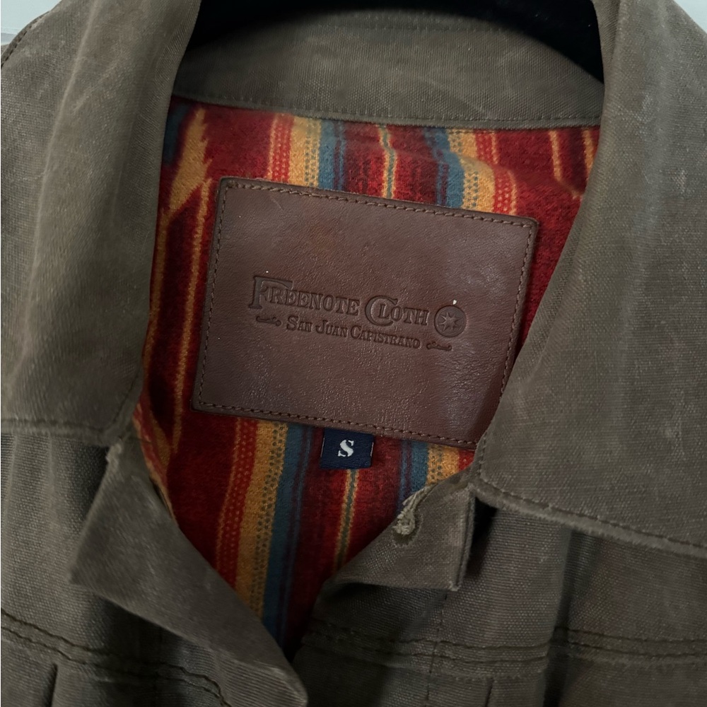 Freenote Cloth riders jacket waxed canvas oak - Picture 3 of 9